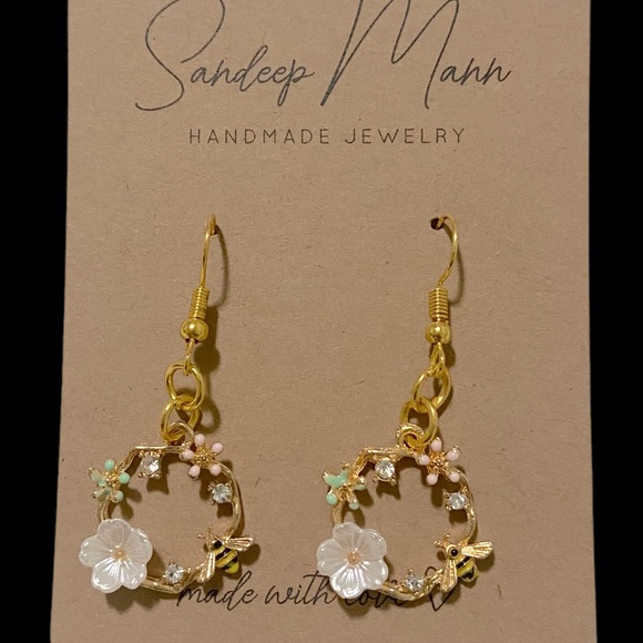 Cute handmade earrings - Picture 2 of 4